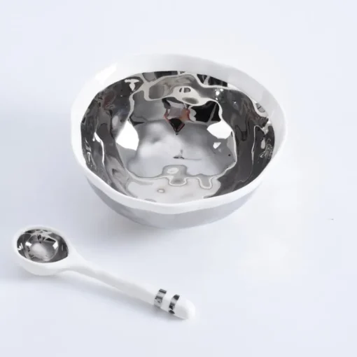 The Wavy Bowl & Spoon Set