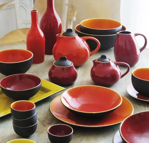 Tourron Dinnerware Cerise