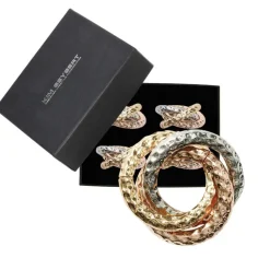 Trinity Multi Napkin Ring Set of 4