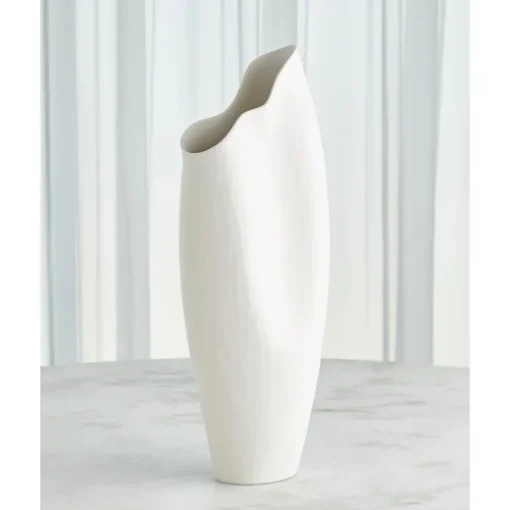 Trumpet Vase White