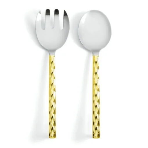 Truro Salad Servers Gold