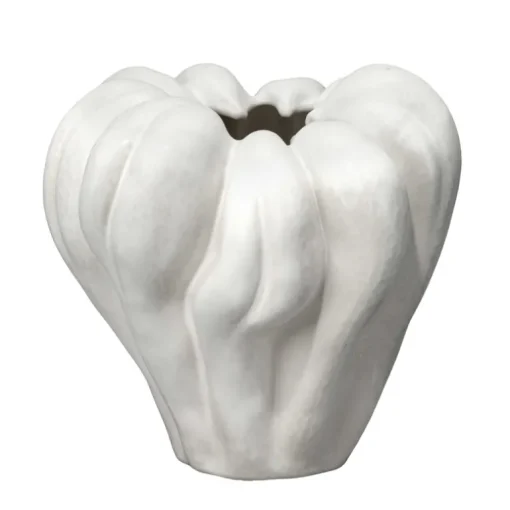 Tulum White Vase