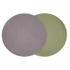 Vida Snakeskin Reversible Placemat Green & Taupe Set of 4