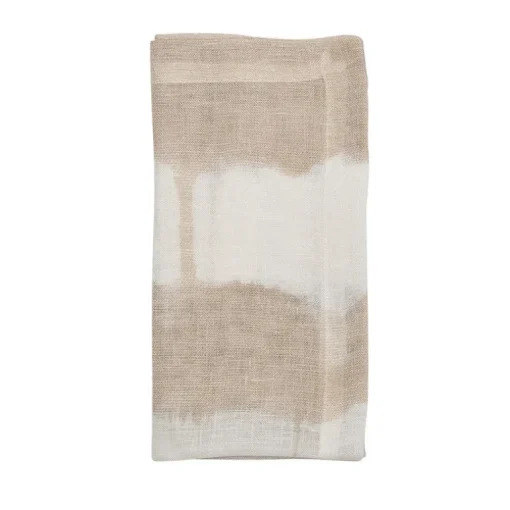 Watercolor Stripe Napkin Set of 4
