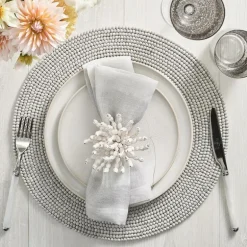 Watercolor Stripe Napkin Set of 4