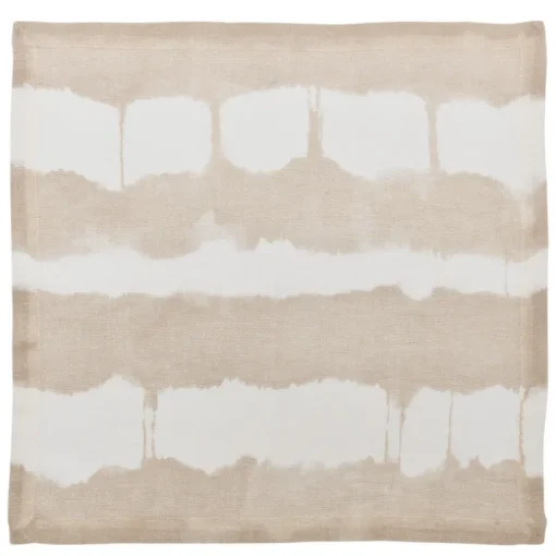 Watercolor Stripe Napkin Set of 4