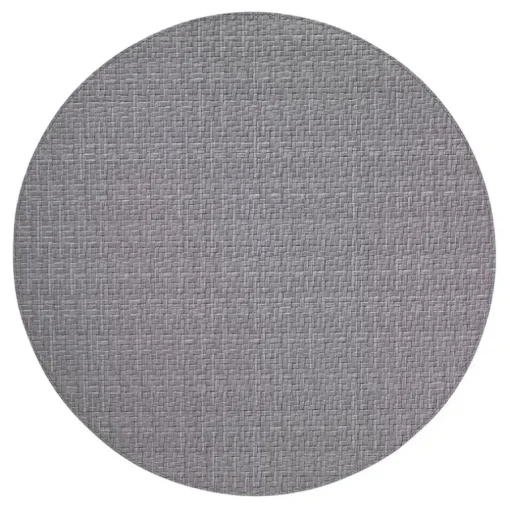 Wicker Round Placemat Grey Set of 4