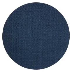 Wicker Round Placemat Navy Set of 4