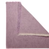 Woven Washed Fringe Napkin Lavender Set of 4