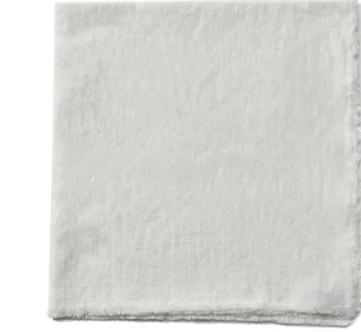 Woven Washed Fringe Napkin Natural Set of 4